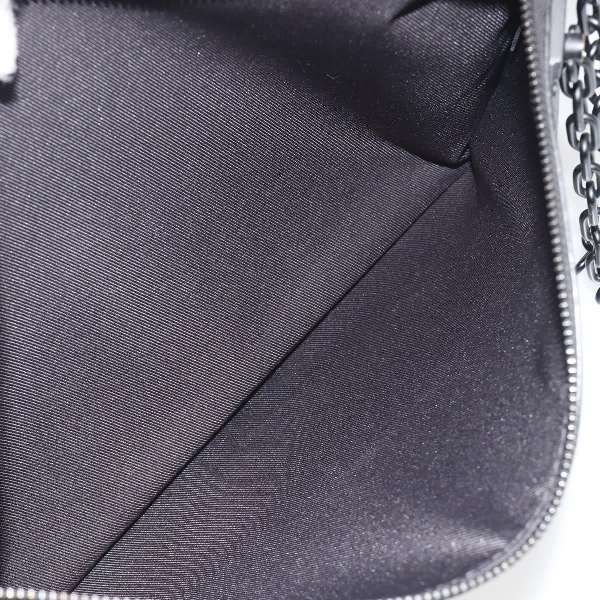 Louis Vuitton Pochette A4 Rainbow Taiga Leather, Black, Leather, Clutch