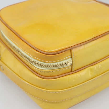Louis Vuitton Wooster Monogram Vernis, Yellow, Patent Leather, Handbag