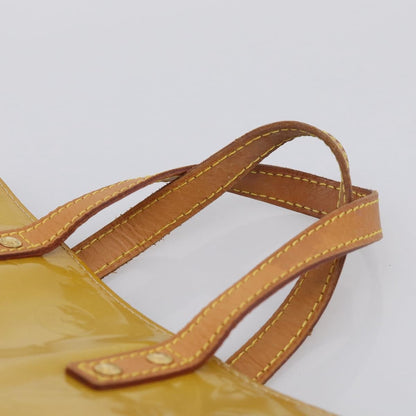 Louis Vuitton Reade Monogram Vernis, Beige, Patent Leather, Handbag