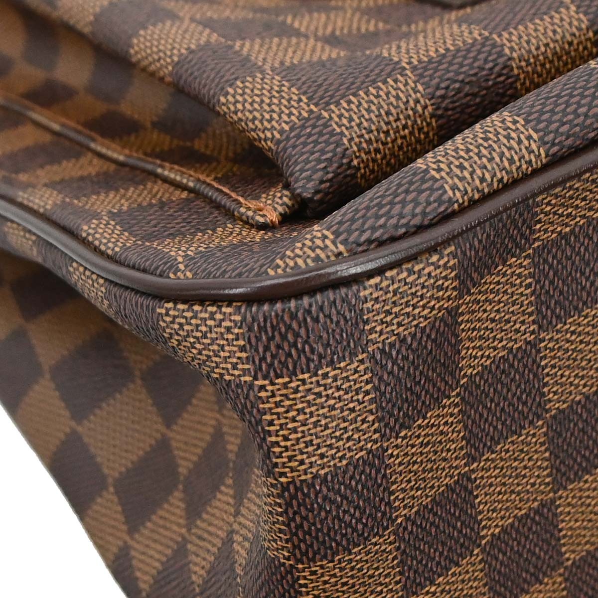 Louis Vuitton Uzes Damier Ebene, Brown, Canvas, Tote Bag