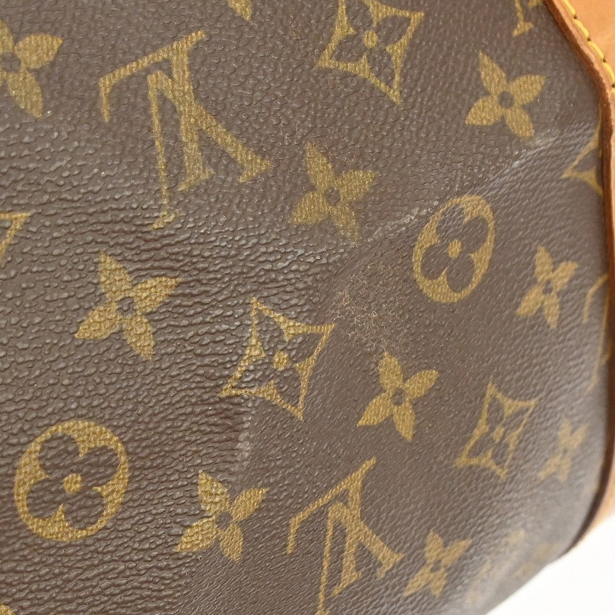 Louis Vuitton Keepall Monogram Canvas, Brown, Canvas, Travel Bag