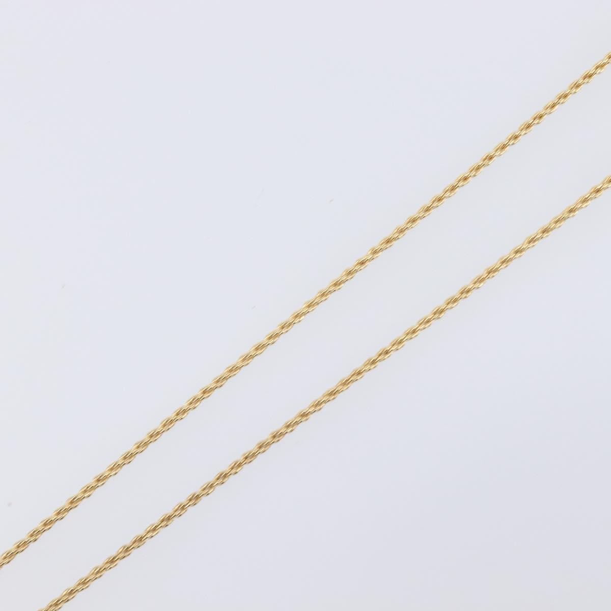 Christian Dior CD Pendant Metal, Gold, Metal, Necklace
