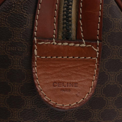 Celine Macadam Macadam with leather, Brown, Canvas, Tote Bag