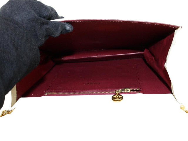 Chanel Flap bag, Red, Metal, shoulder