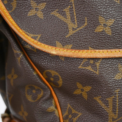 Louis Vuitton Saumur Monogram, Brown, Canvas, Shoulder Bag