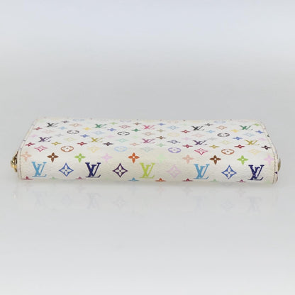 Louis Vuitton Zippy Wallet NM Murakami Multicolor White, Multicolour, Canvas, Wallet