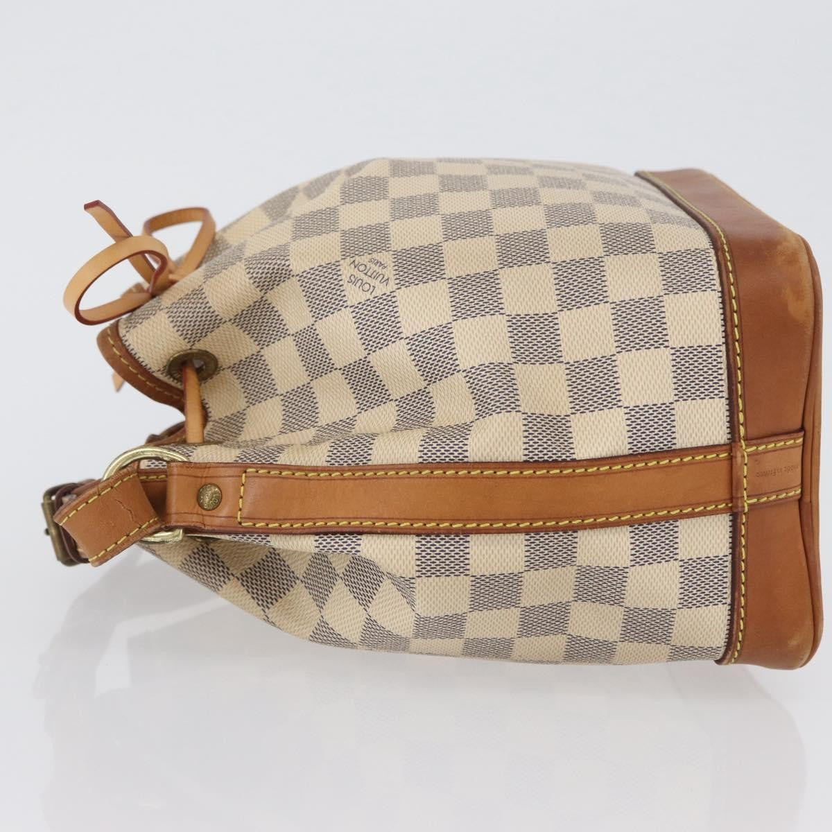 Louis Vuitton Noe Damier Ebene, Beige, Canvas, Shoulder Bag