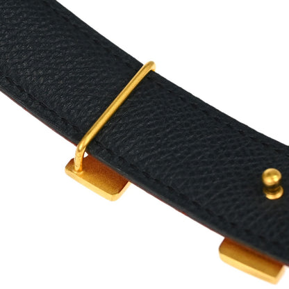 Hermes Constance Reversible Belt Leather, Red, Leather, Belt