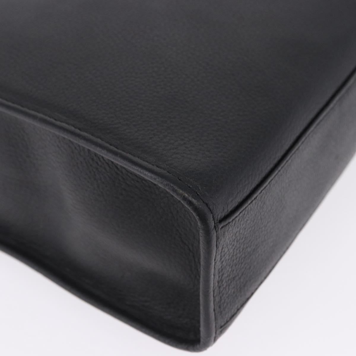 Saint Laurent Vintage Shoulder bag leather, Black, Leather, Shoulder Bag