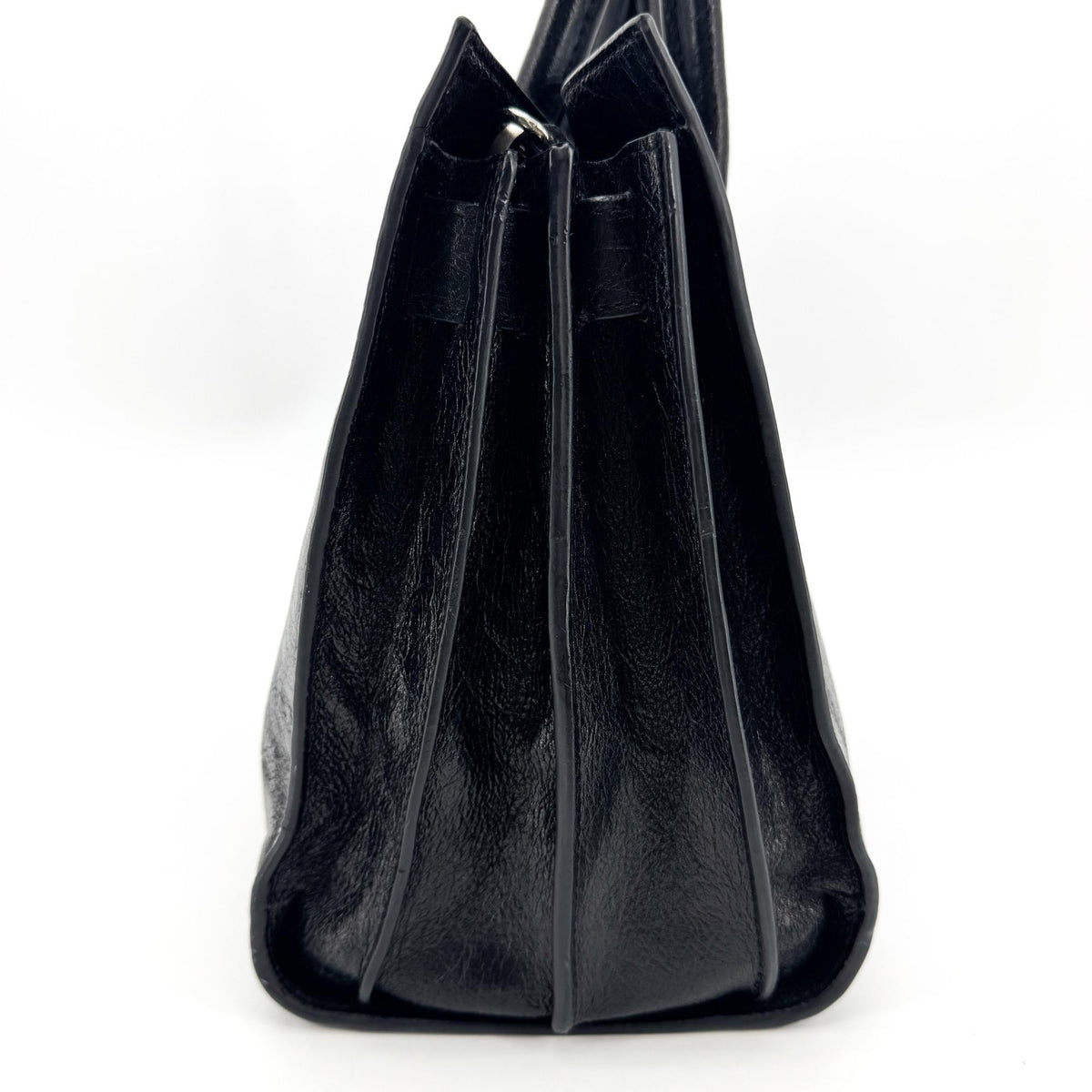 Saint Laurent Sac de Jour Leather, Black, Leather, Handbag