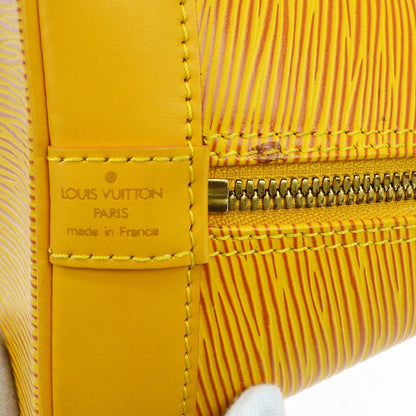 Louis Vuitton Alma Handbag Epi Leather, Yellow, Leather, Handbag