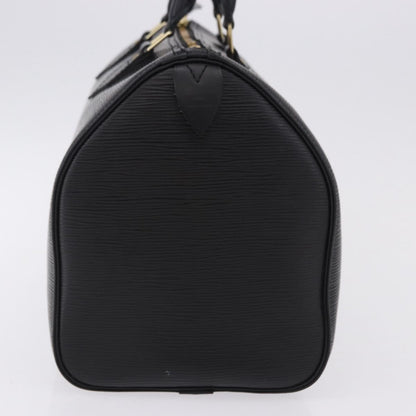 Louis Vuitton Speedy Epi Leather, Black, Leather, Handbag