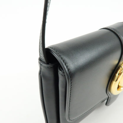 Gucci Arli Leather, Black, Leather, Shoulder Bag