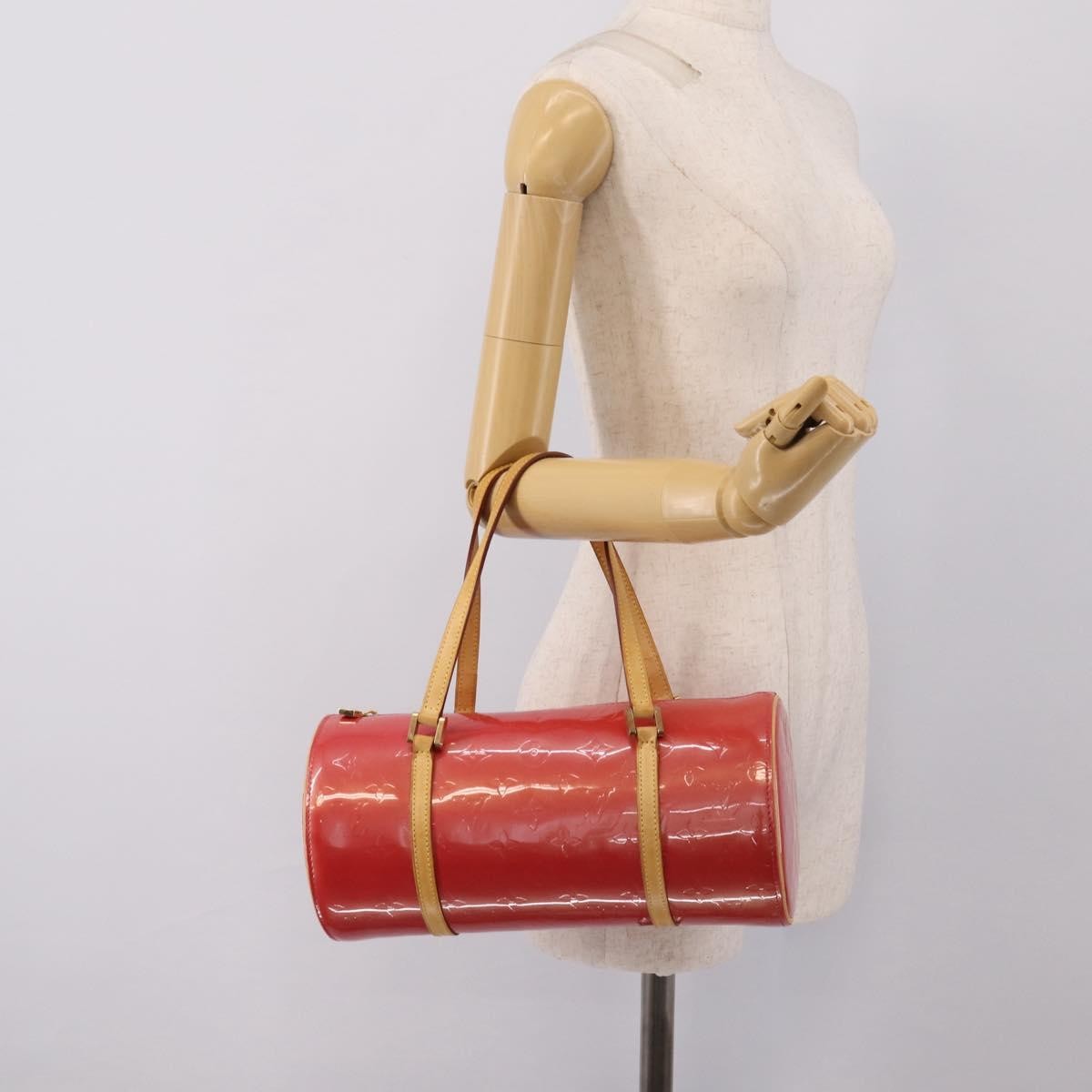 Louis Vuitton Bedford Monogram Vernis, Pink, Patent Leather, Handbag