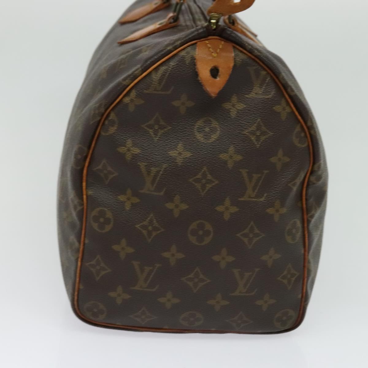 Louis Vuitton Speedy Handbag Monogram Canvas, BROWN, CANVAS, Handbag