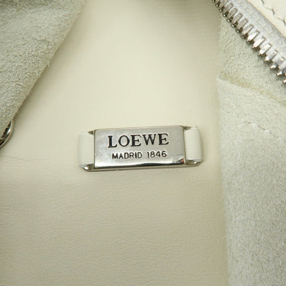 Loewe Anton Sling Leather, White, Leather, Handbag