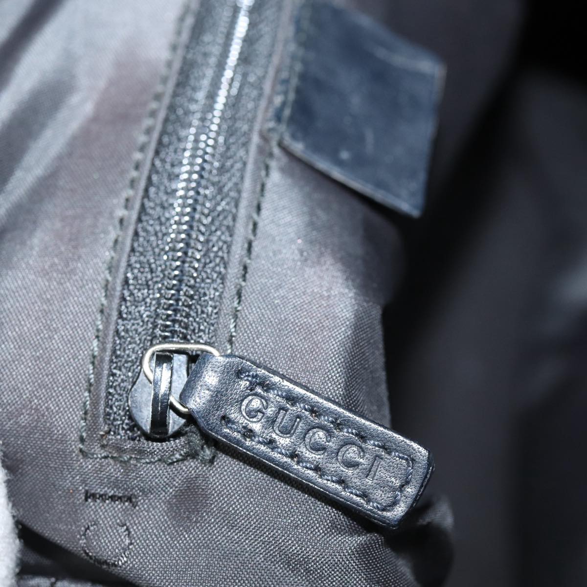 Gucci Vintage Shoulder Bag Nylon, KHAKI, NYLON, Shoulder bag