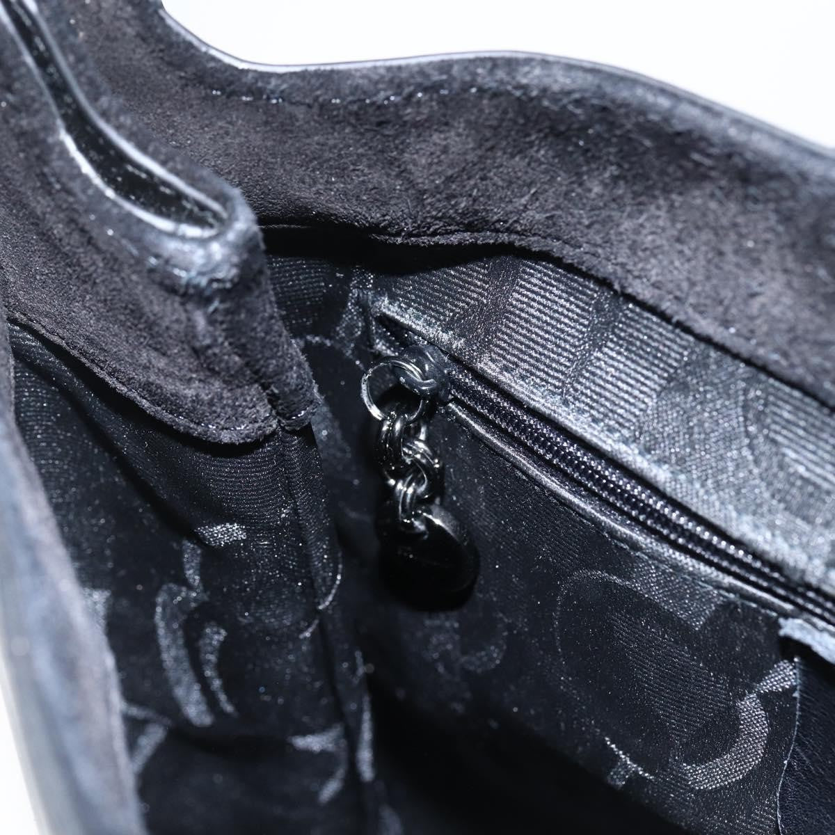 Salvatore Ferragamo Vara Leather, Black, Leather, Shoulder Bag