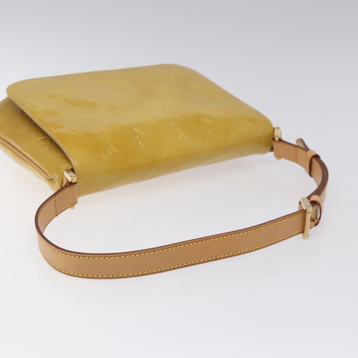 Louis Vuitton Thompson Street Monogram Vernis, Beige, Patent Leather, Shoulder Bag