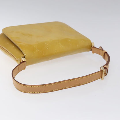 Louis Vuitton Thompson Street Monogram Vernis, Beige, Patent Leather, Shoulder Bag
