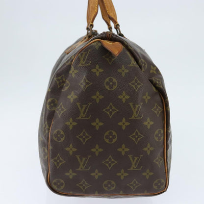 Louis Vuitton Speedy Handbag Monogram Canvas, BROWN, CANVAS, Handbag