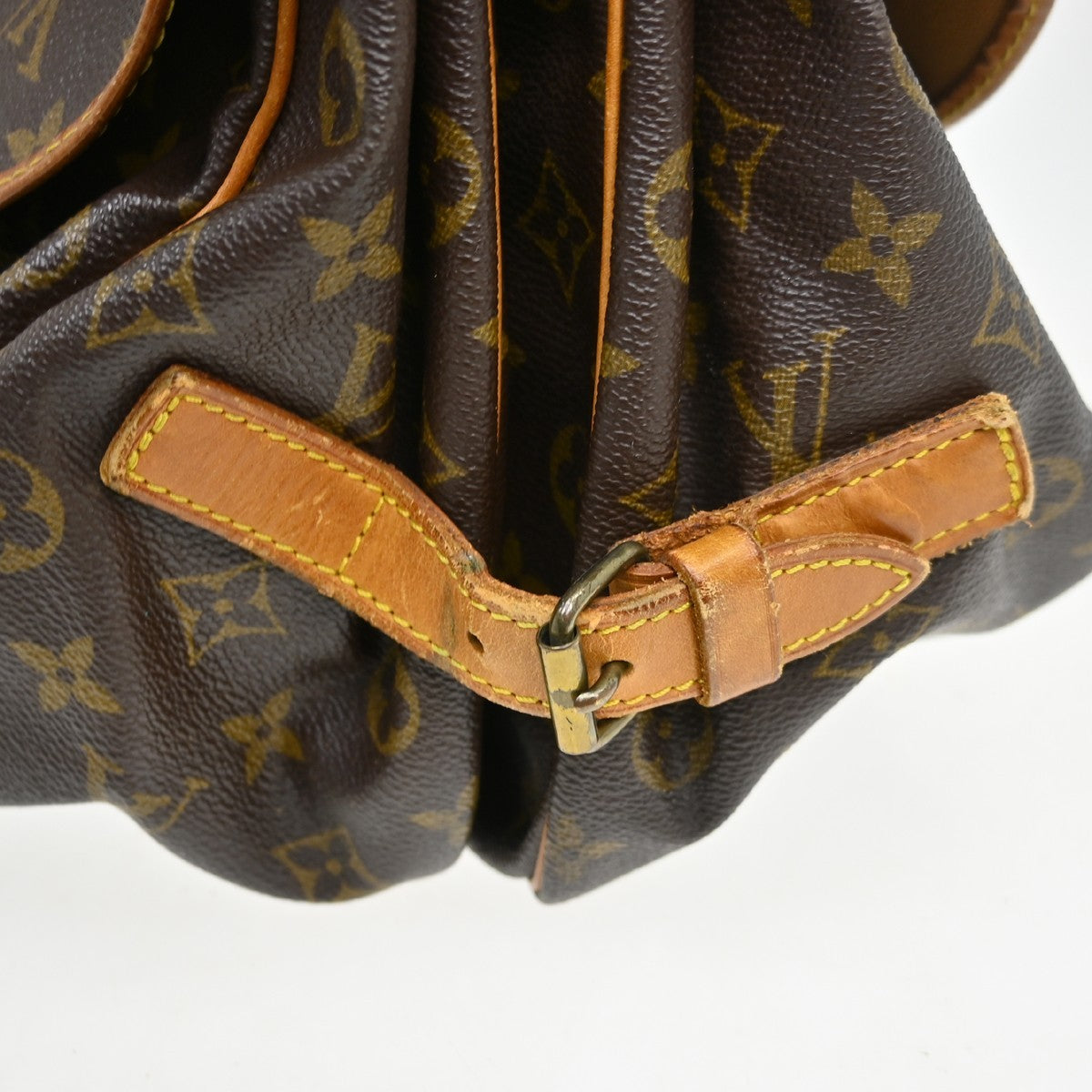 Louis Vuitton Saumur Monogram Canvas, Brown, Canvas, Shoulder Bag