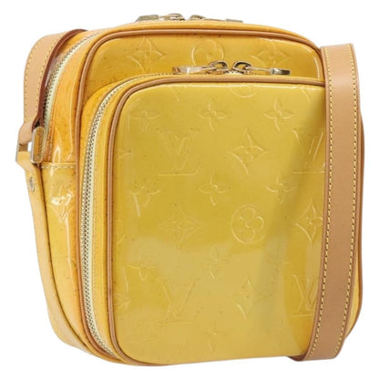 Louis Vuitton Wooster Monogram Vernis, Yellow, Patent Leather, Handbag