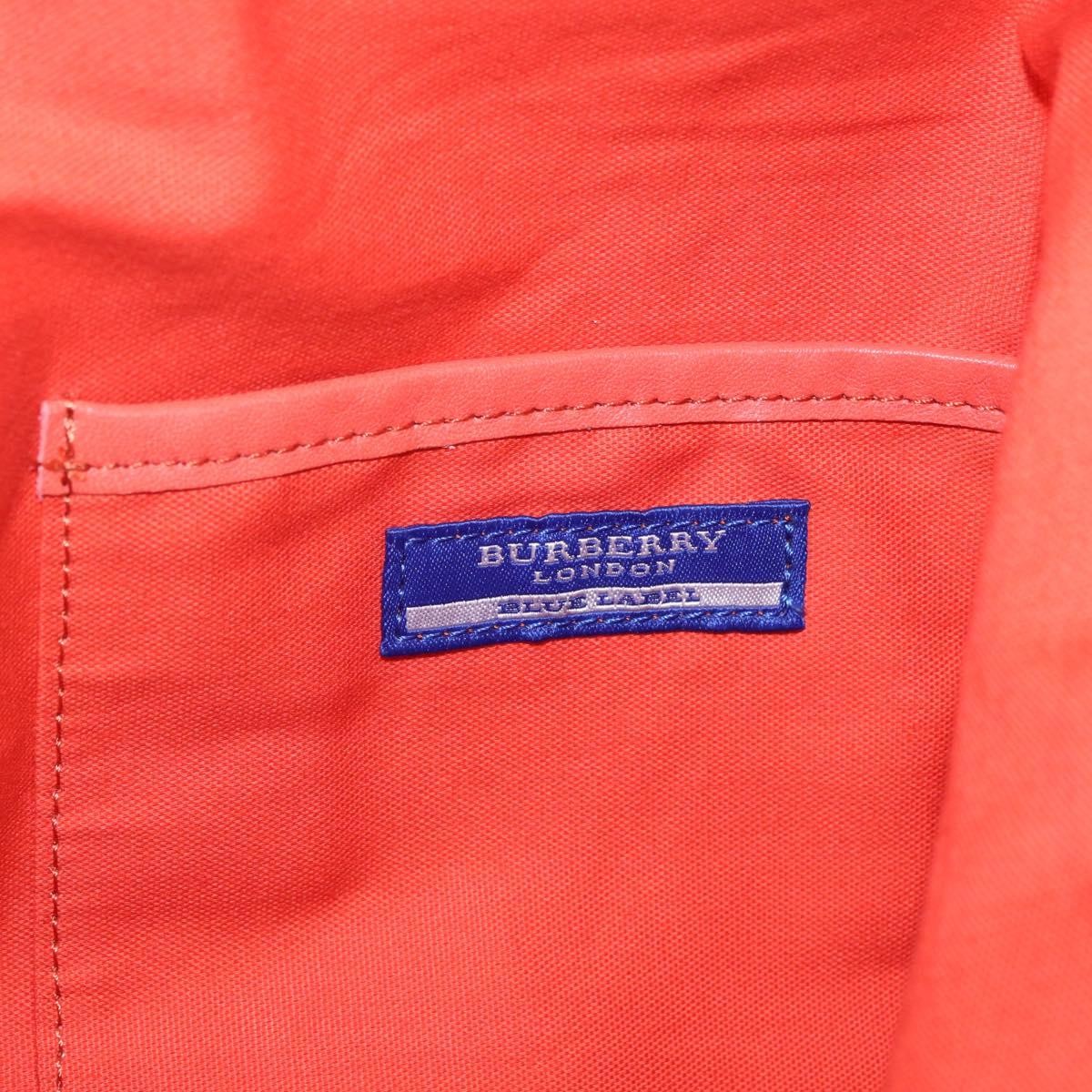 Burberry Blue Label Leather, Pink, Leather, Shoulder Bag
