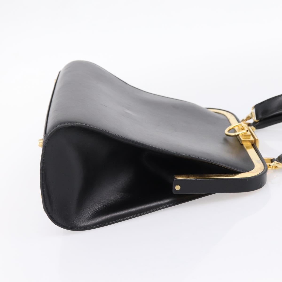 Christian Dior Shoulder Leather, Black, Leather, Shoulder Bag