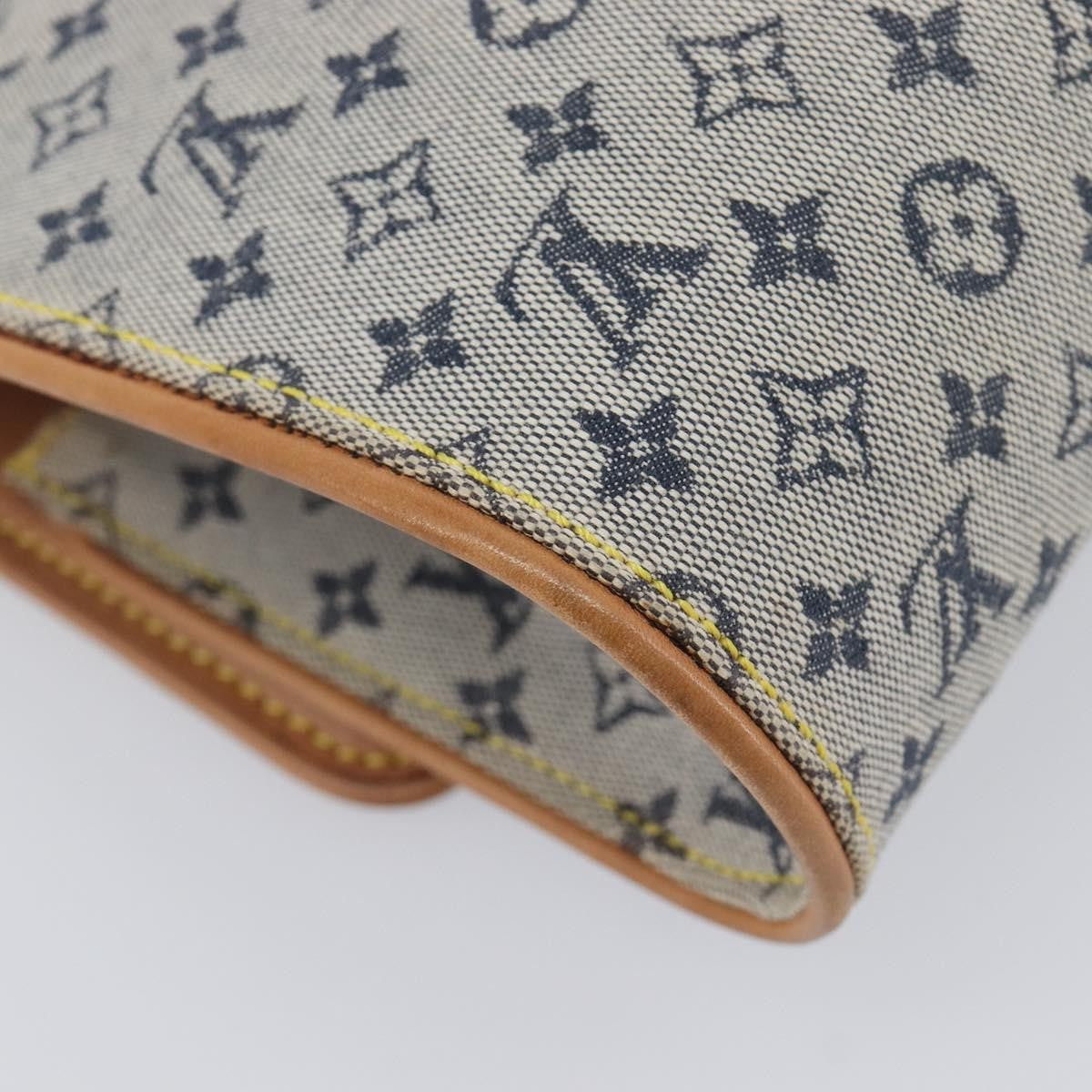 Louis Vuitton Camille Mini Lin, Blue, Canvas, Handbag