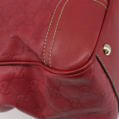 Gucci Princy Boston Guccissima Leather, Red, Leather, Handbag