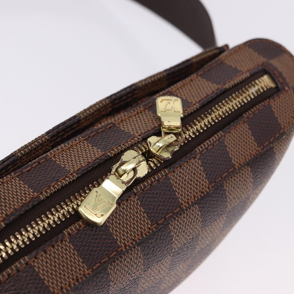 Louis Vuitton Geronimos Damier, Brown, Canvas, Clutch