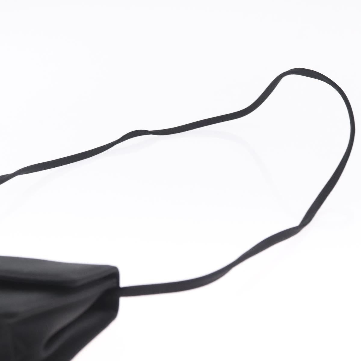 Bvlgari Shoulder Satin, Black, Satin, Shoulder Bag