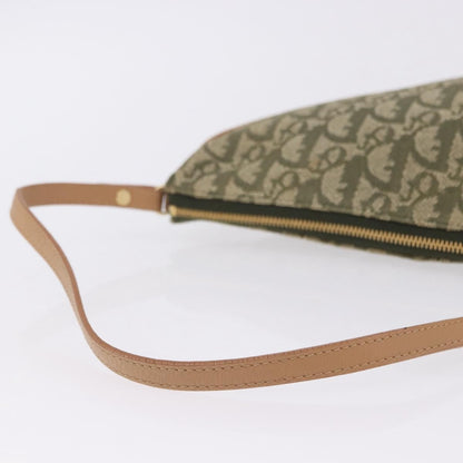 Christian Dior Saddle Canvas, Khaki, Canvas, Handbag