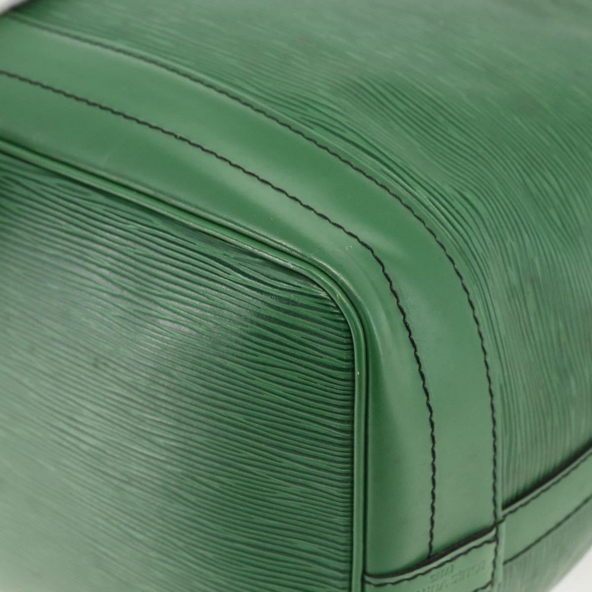 Louis Vuitton Noé Epi, Green, Leather, Shoulder Bag
