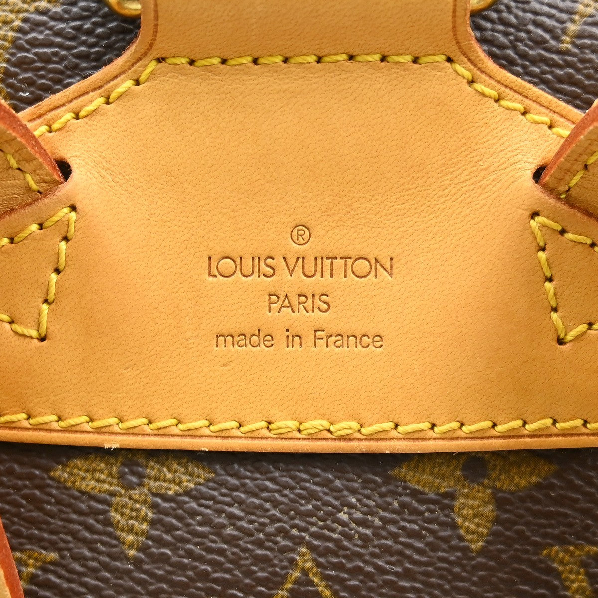 Louis Vuitton Vintage Montsouris Monogram Canvas, Brown, Canvas, Backpack