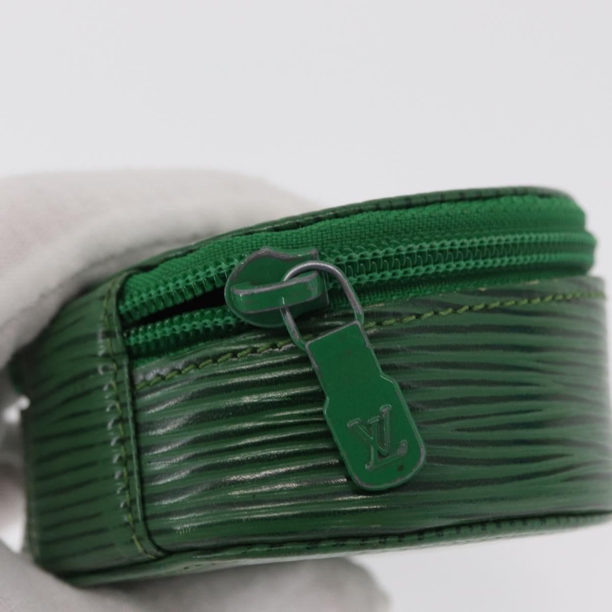 Louis Vuitton Ecrin Bijoux Epi Leather, Green, Leather, Jewelry Set
