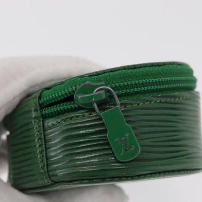 Louis Vuitton Ecrin Bijoux Epi Leather, Green, Leather, Jewelry Set