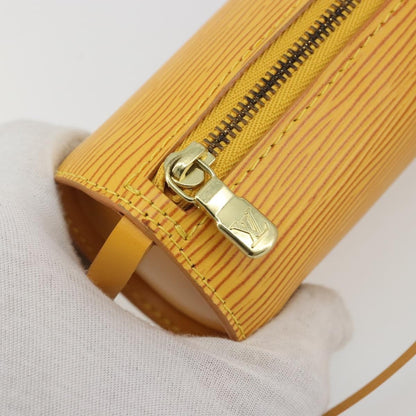 Louis Vuitton Soufflot Pochette Epi Leather, Yellow, Leather, Clutch