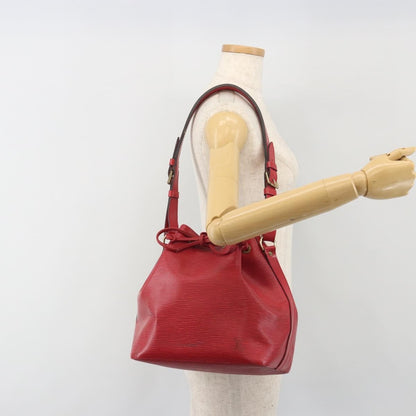 Louis Vuitton Petit Noe Epi Leather, Red, Leather, Shoulder Bag