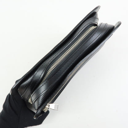 Louis Vuitton Hoche Clutch Epi Leather, Black, Leather, Clutch
