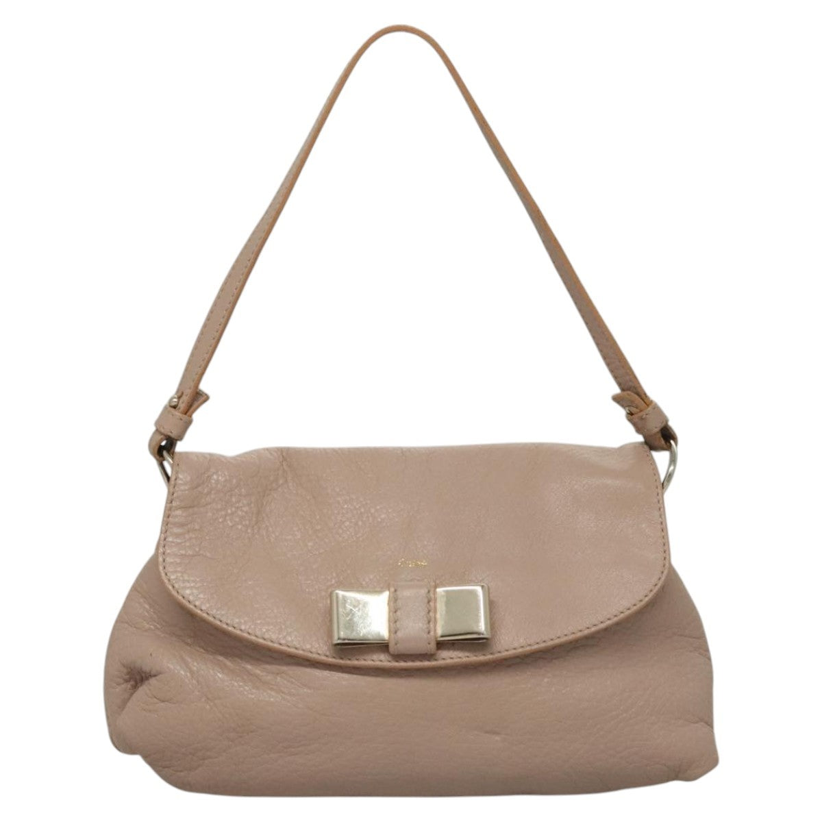 Chloe Lily Leather, Pink, Leather, Handbag