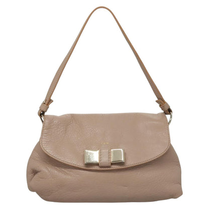 Chloe Lily Leather, Pink, Leather, Handbag