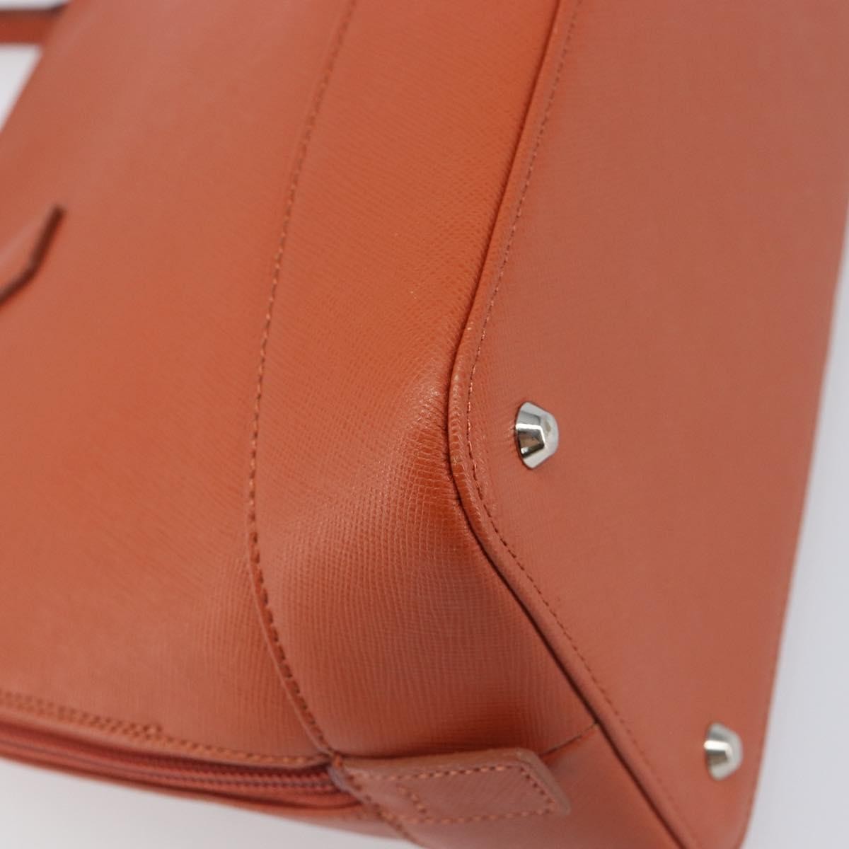 Burberry Handbag Leather, Orange, Leather, Handbag