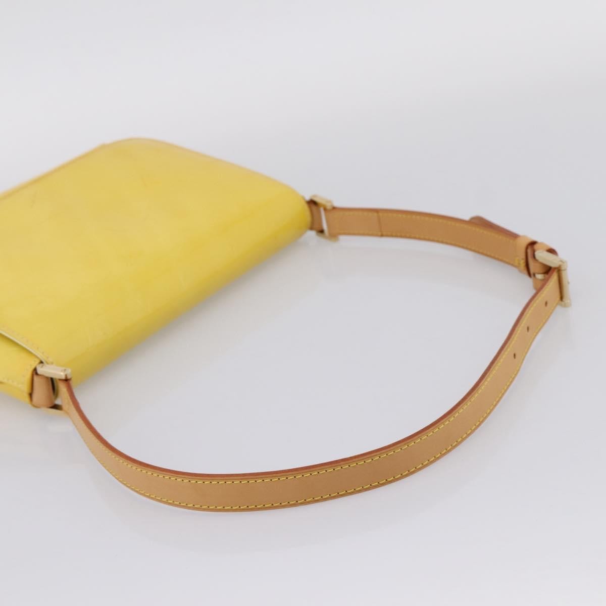 Louis Vuitton Thompson Street Monogram Vernis, Yellow, Patent Leather, Shoulder Bag