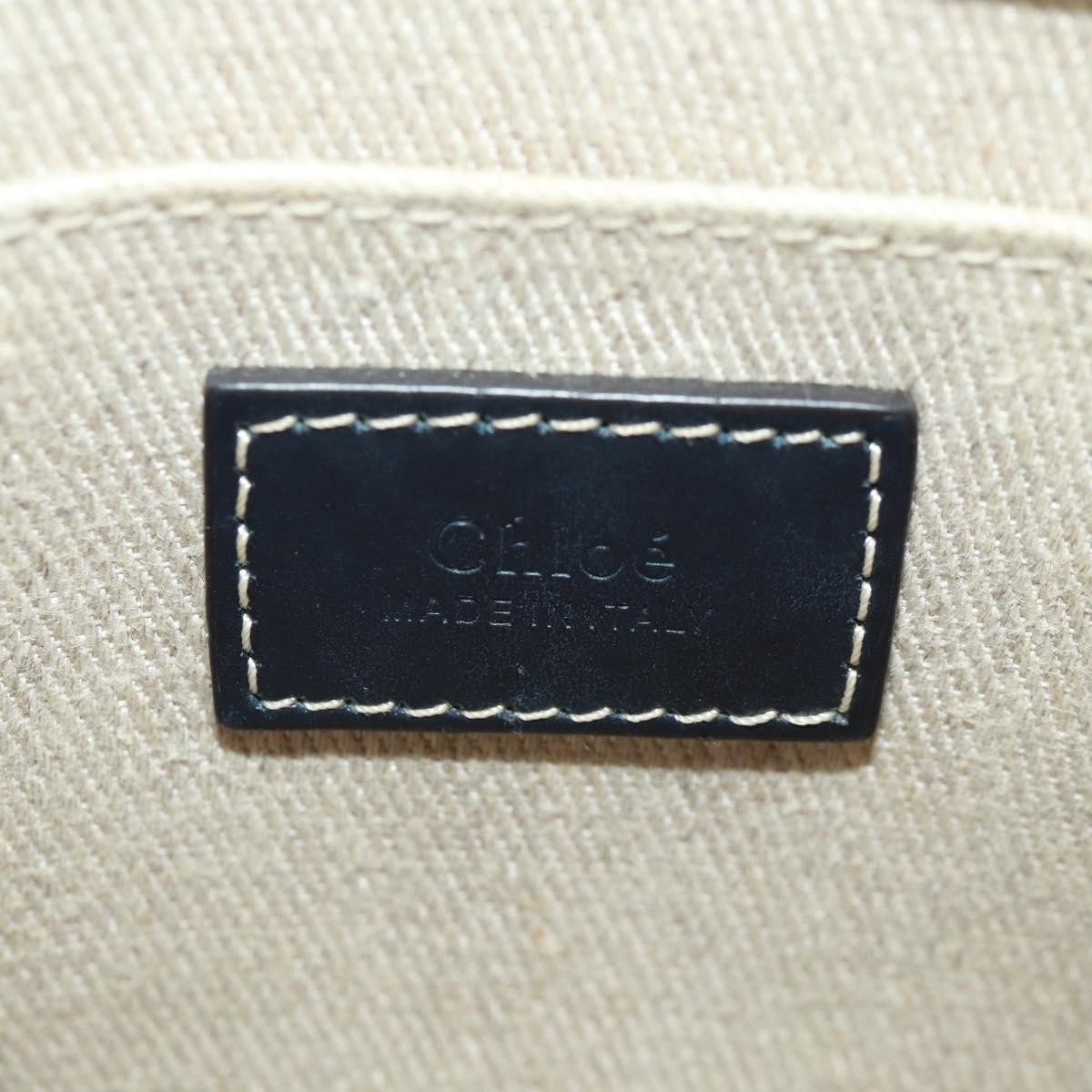 Chloe Woody Convertible Canvas with Leather, Beige, Canvas, Tote Bag