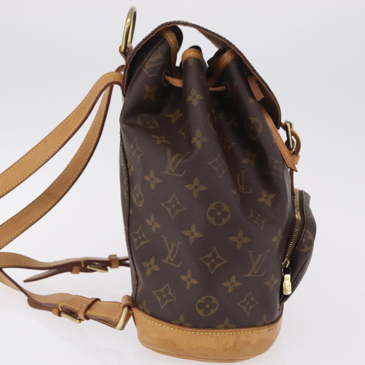 Louis Vuitton Vintage Montsouris Monogram Canvas, Brown, Canvas, Backpack