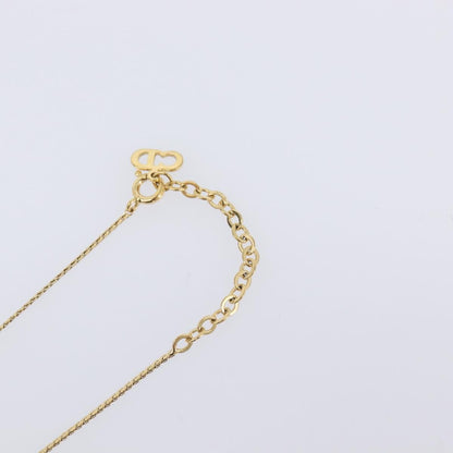 Christian Dior CD Pendant Metal, Gold, Metal, Necklace