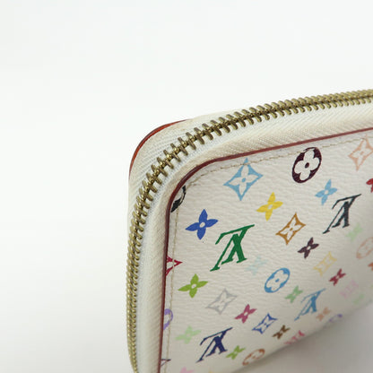 Louis Vuitton Zippy Monogram Multicolor, White, Canvas, Wallet