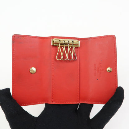 Louis Vuitton Multiclés 4 Cuir verni, Red, Patent Leather, Wallet